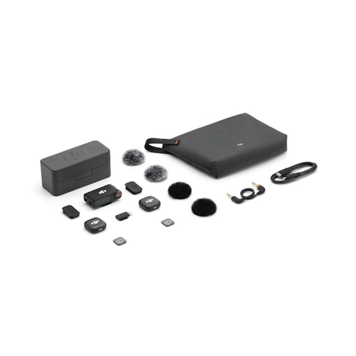 DJI Mic 3 (2TX+1RX+CC)mikrofon, prenos zvuka do 250m5.5h snimanja,48kHz 24 zvuk,OLED zaslon