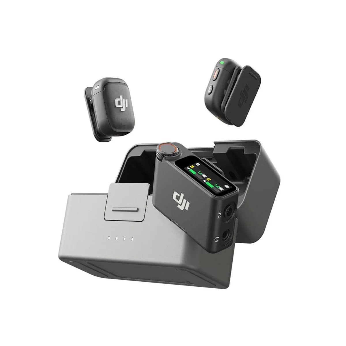 DJI Mic 3 (2TX+1RX+CC)mikrofon, prenos zvuka do 250m5.5h snimanja,48kHz 24 zvuk,OLED zaslon