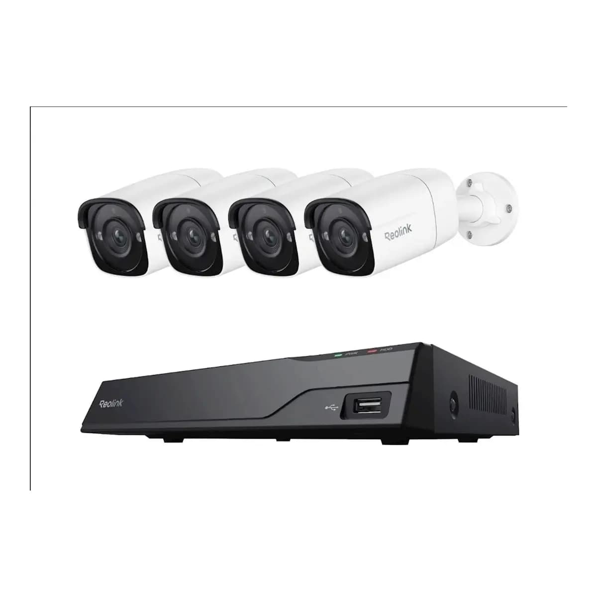 Reolink NVR snimač NVS8-5MB4 5MP, 8 kanalni NVR s 2TB HDD, 4x Kamera POE
