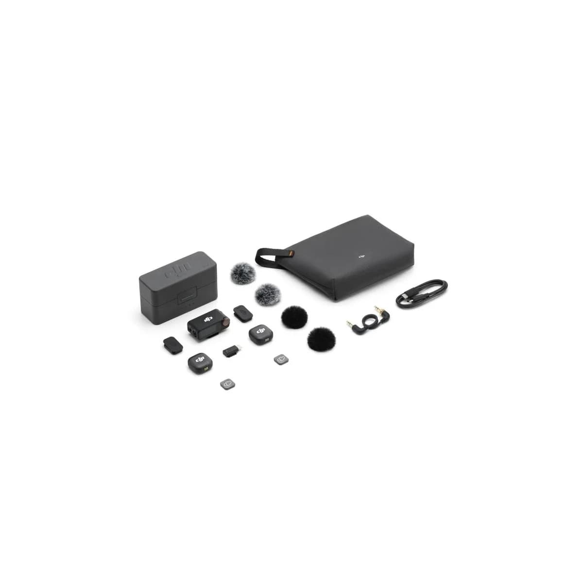 DJI Mic 3 (2TX+1RX+CC)mikrofon, prenos zvuka do 250m5.5h snimanja,48kHz 24 zvuk,OLED zaslon
