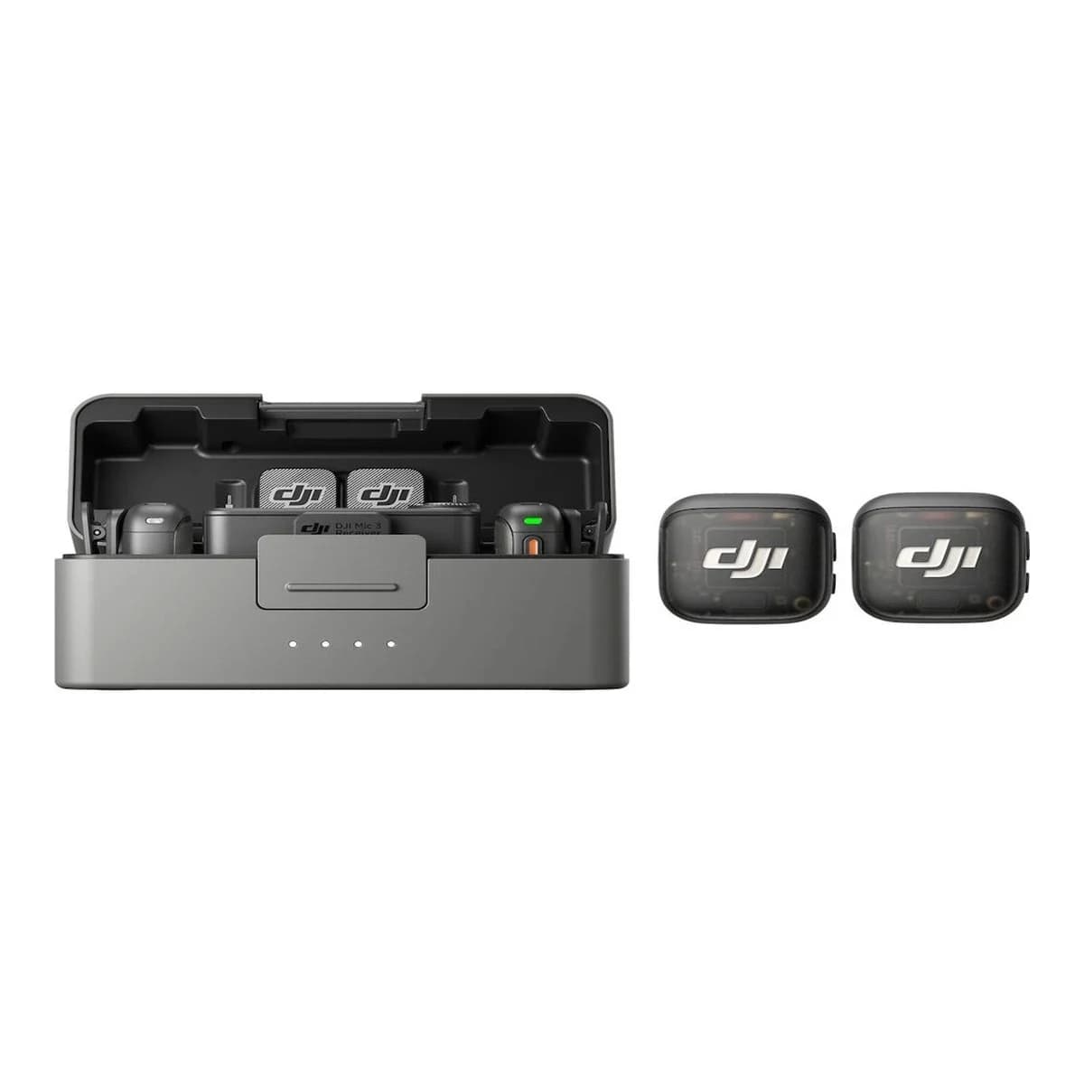 DJI Mic 3 (2TX+1RX+CC)mikrofon, prenos zvuka do 250m5.5h snimanja,48kHz 24 zvuk,OLED zaslon