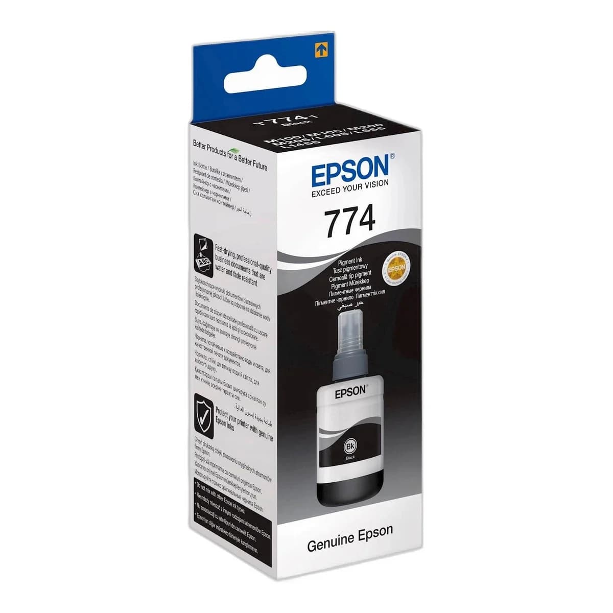 Tinta EPSON EcoTank ITS T7741 Pigment Black 140ml