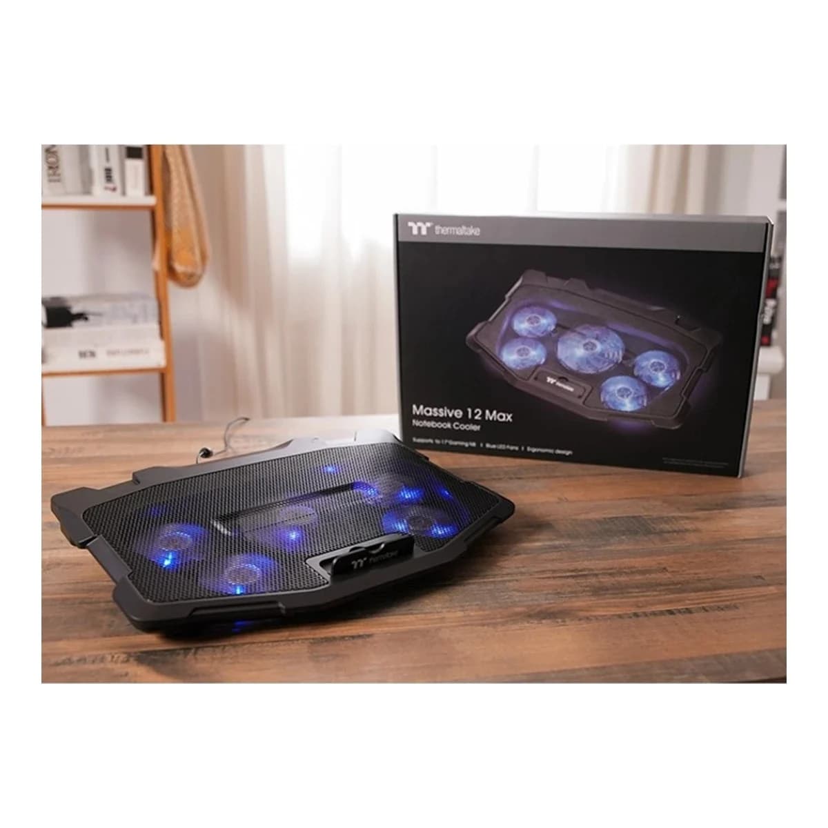 Thermaltake Massive 12 Max stalak za laptope, do 17" notebook cooler