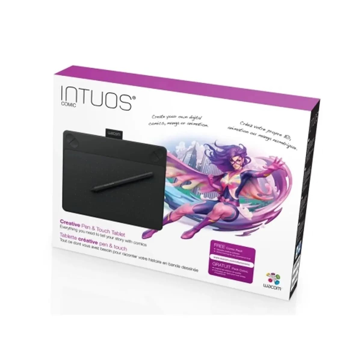 Wacom Grafički Tablet Intuos S Bluetooth Black Manga