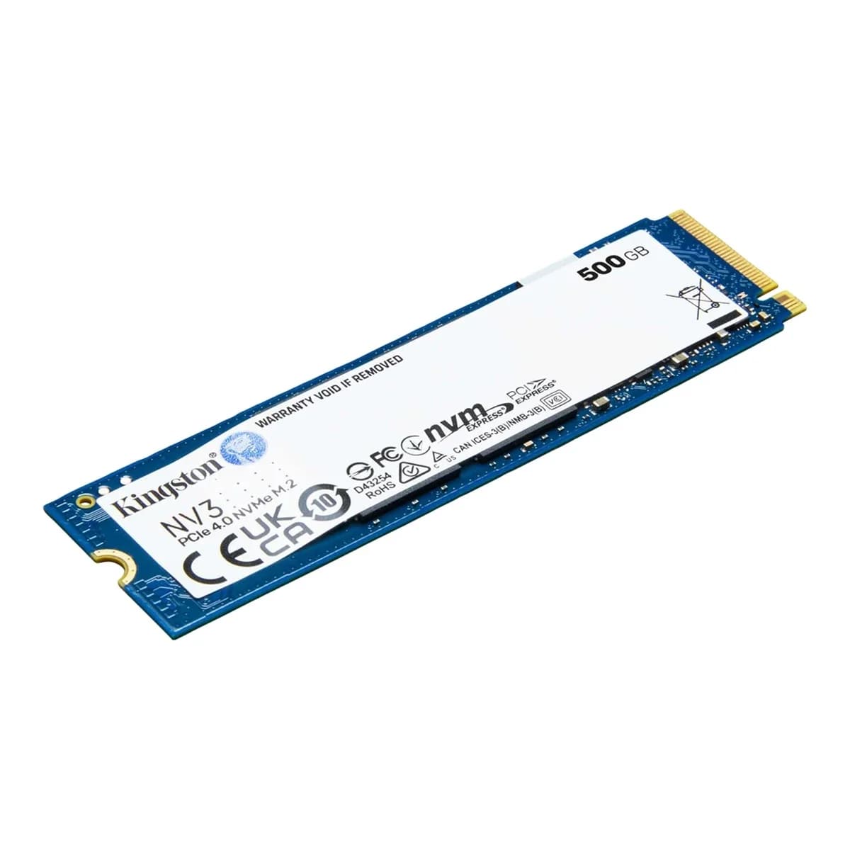 KINGSTON SSD 500GB NV3, NVMe M.2 PCIe 4.0, 5000/3000 MB/s