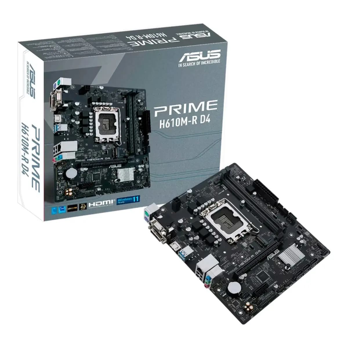 ASUS Matična ploča PRIME H610M-R D4-SI LGA1700 H610 DDR4 mATX
