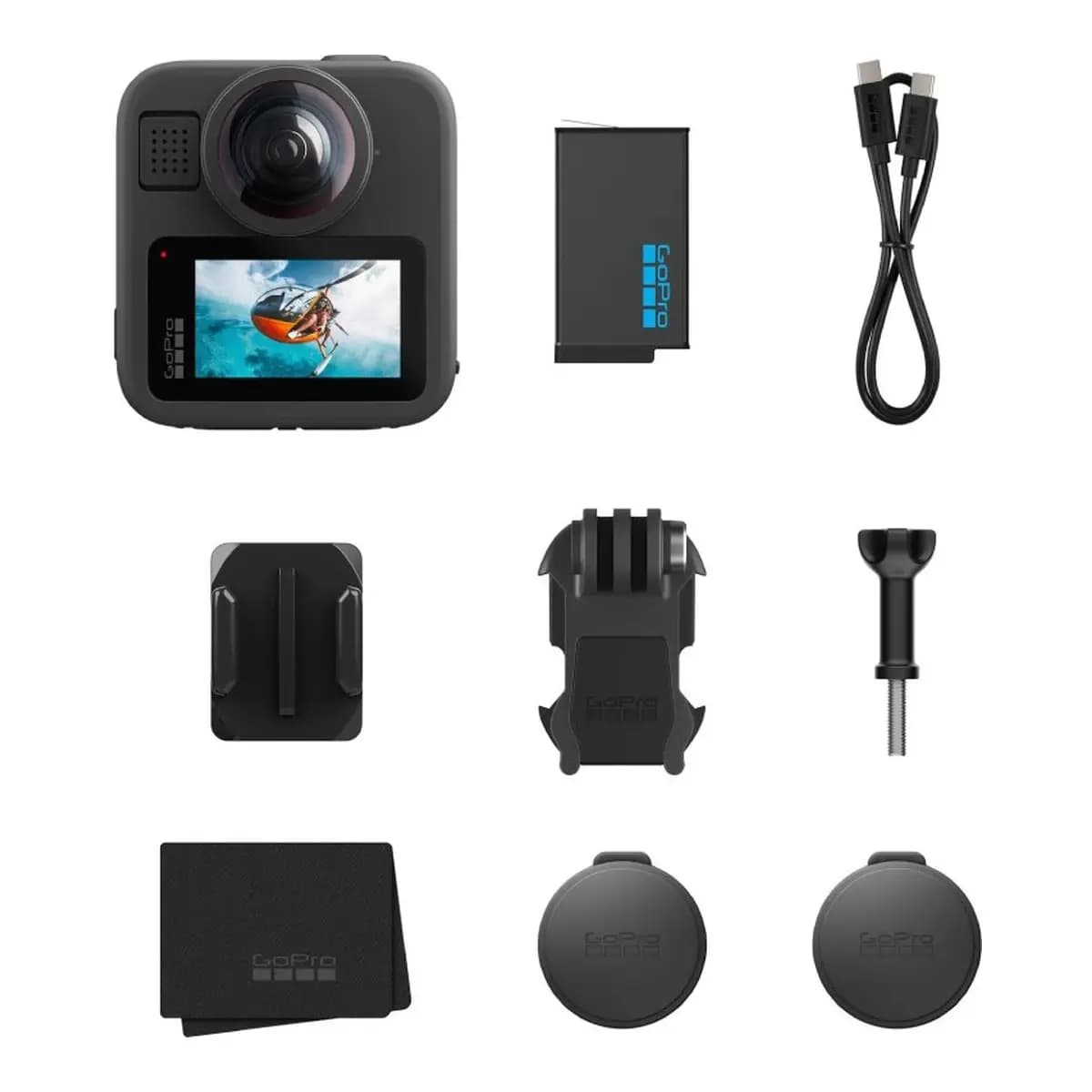 Go Pro Max2 8K kamera, 1960 mAh Enduro baterija, vodootporna do 5m