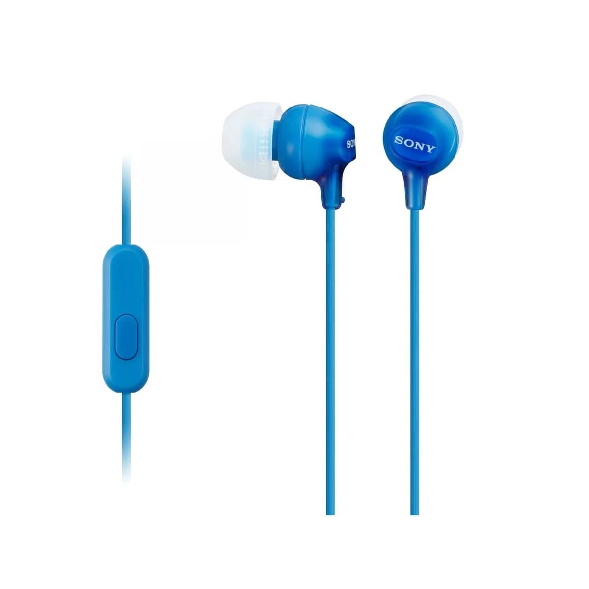 Sony slušalice EX-15 plave sa mikrofonom