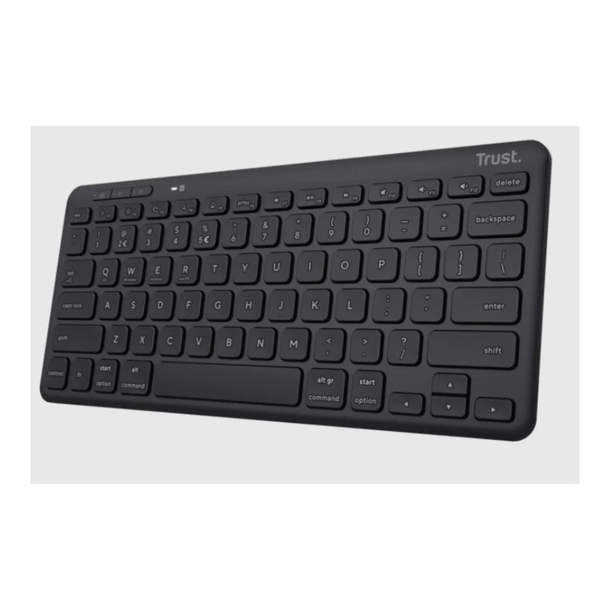 Trust Lyra wireless tastatura, USB 1.1, RF 2.4GHz, Bluetooth5.0, US layout