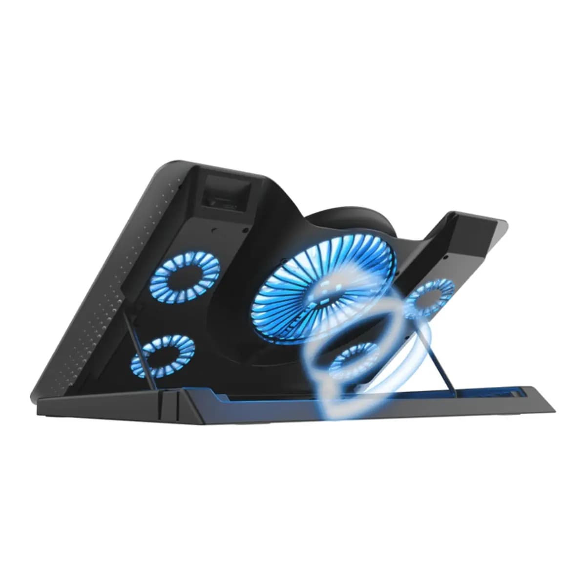 Trust Quno Cooling Stand LED GXT 1125 Laptop cooling stand sa 5 ventilatora + stalak za telefon
