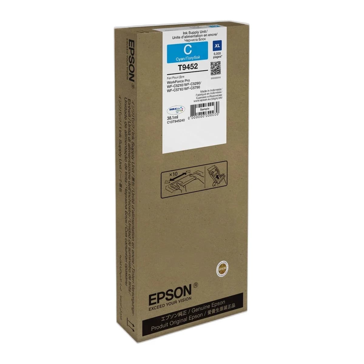Tinta EPSON WF-C5790 XL Cyan 5k
