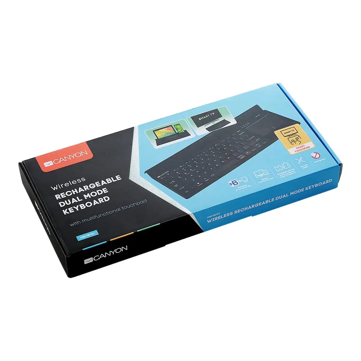 CANYON Tastatura Bezicna BK-7, Bluetooth, EN, Touch Panel