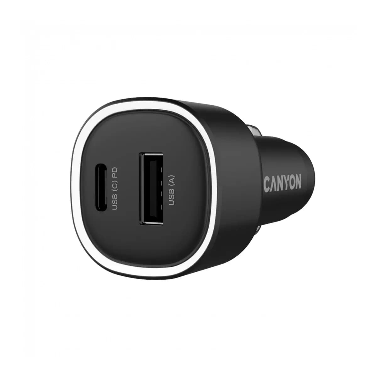 CANYON punjač OnDrive 85 PD 85W USB-A USB-C Crni