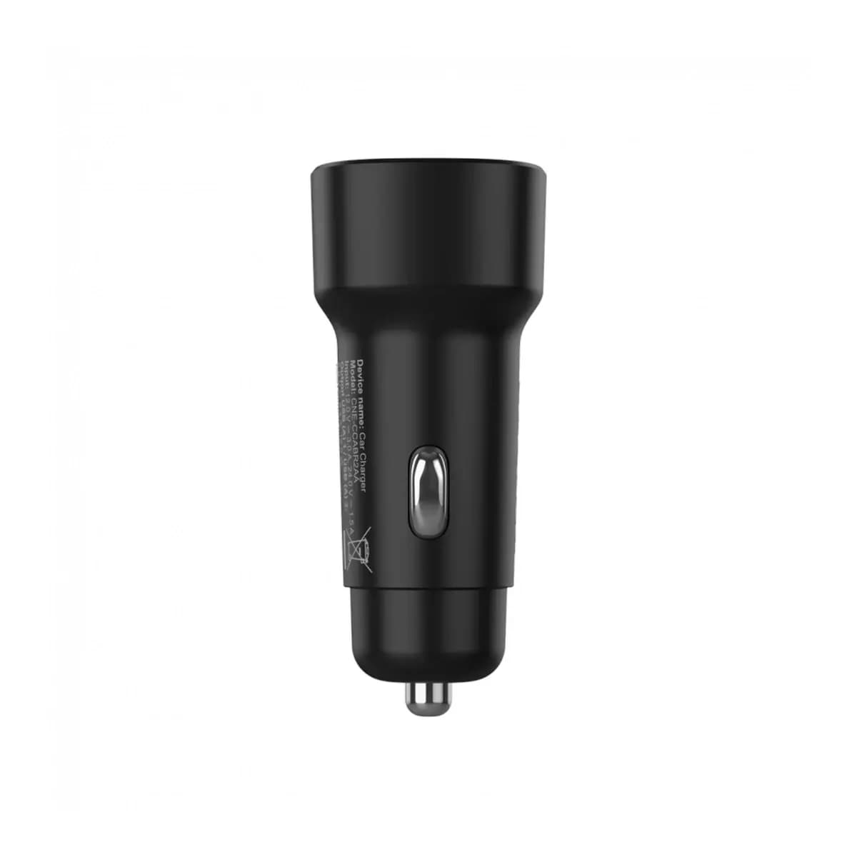 CANYON punjač za auto OnDrive 24 24W 2xUSB-A Crna