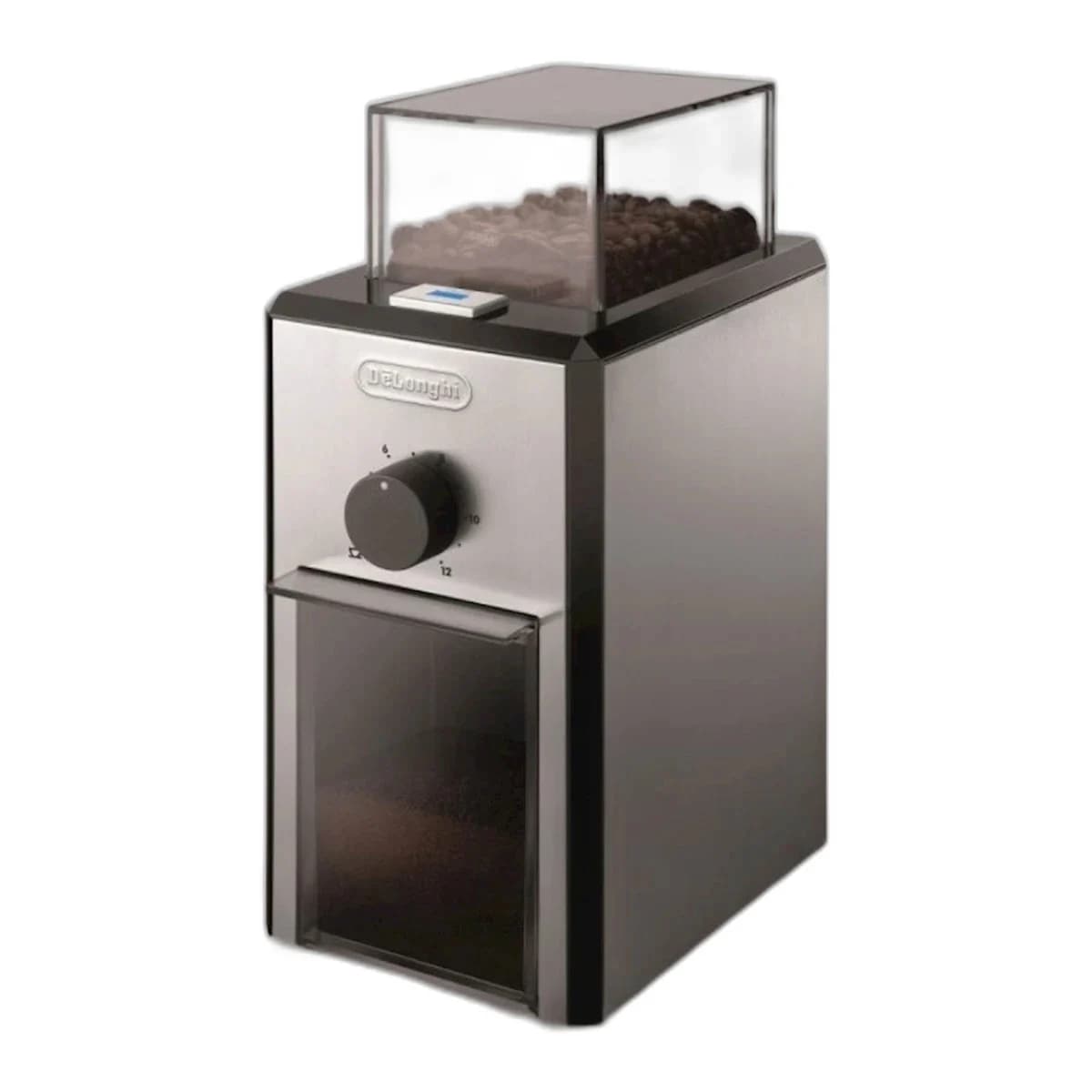 DELONGHI Mlin za kafu KG89, 2 brusne ploče, 16 nivoa mljevenja, Birač šoljica, Sigurnosno isključivanje