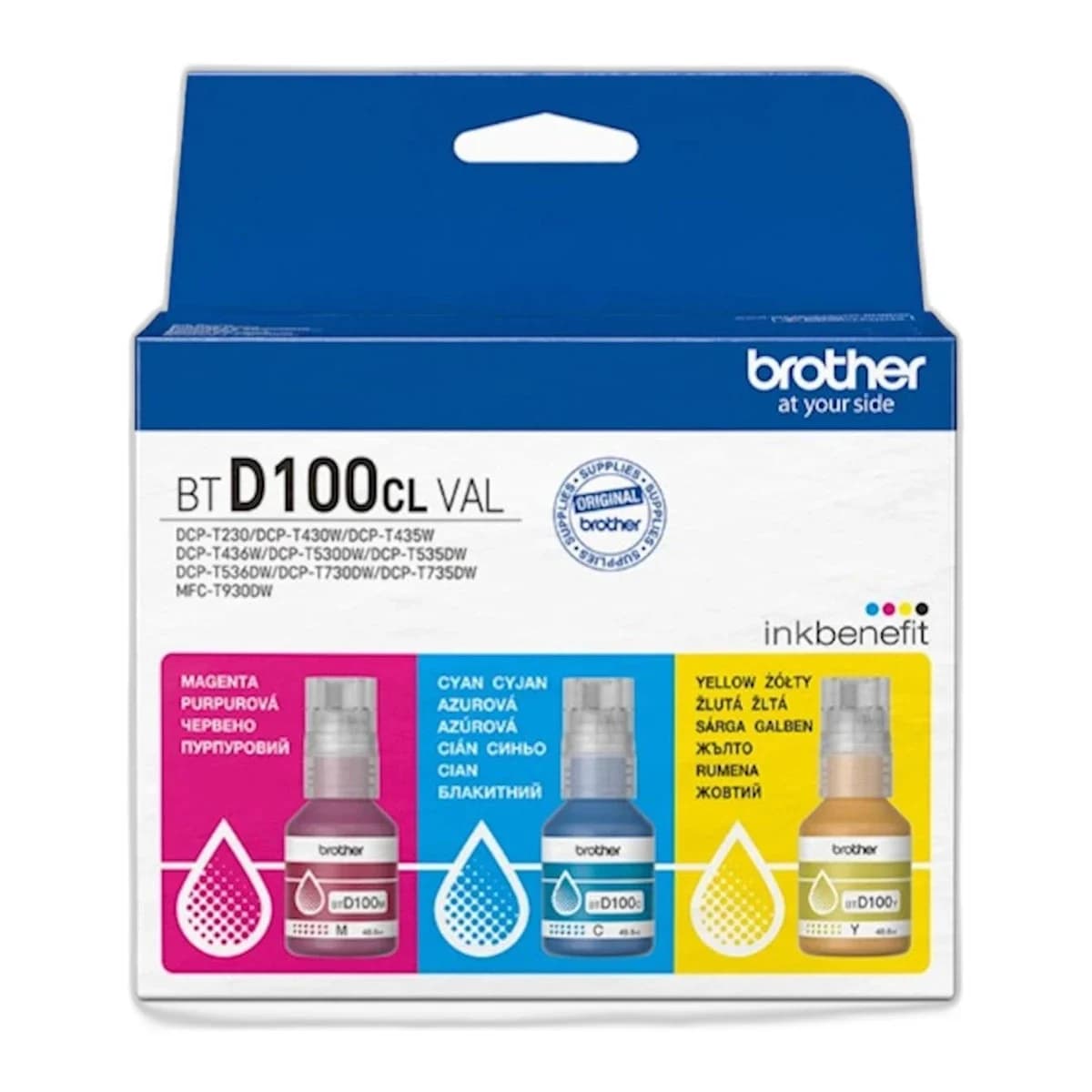 Tinte BROTHER BTD100CLVAL