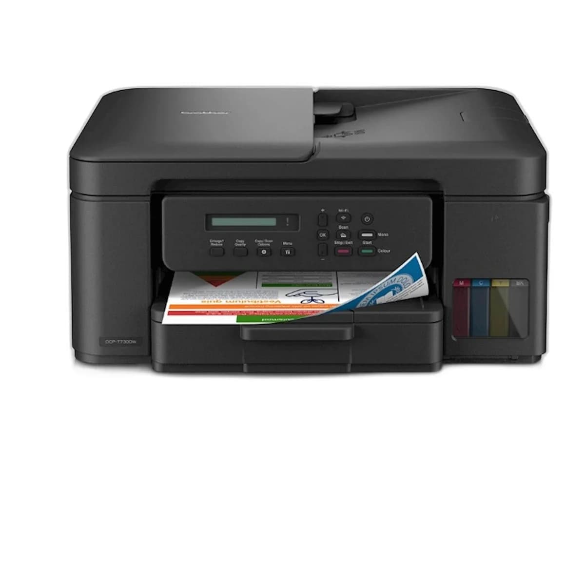 BROTHER InkJet Printer MFP DCP-T730DW, Print/Scan/Copy, WiFi/USB, ADF, Duplex, Refillable Ink