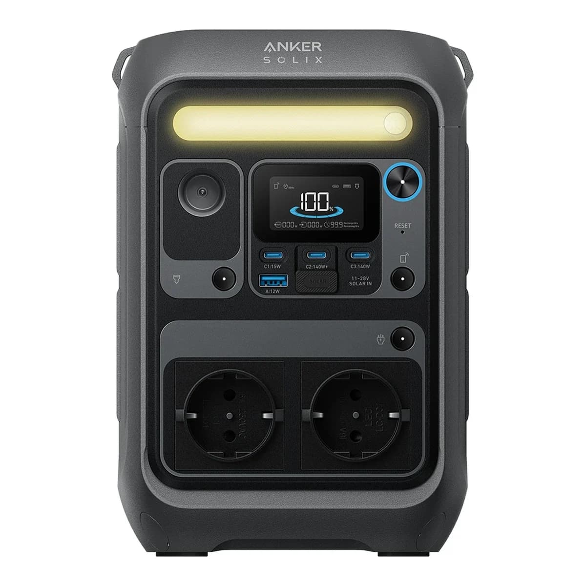 ANKER Prijenosna Električna Stanica SOLIX C300X, 288Wh, 300W, LiFePO4, 3x USB-C / 1x USB-A