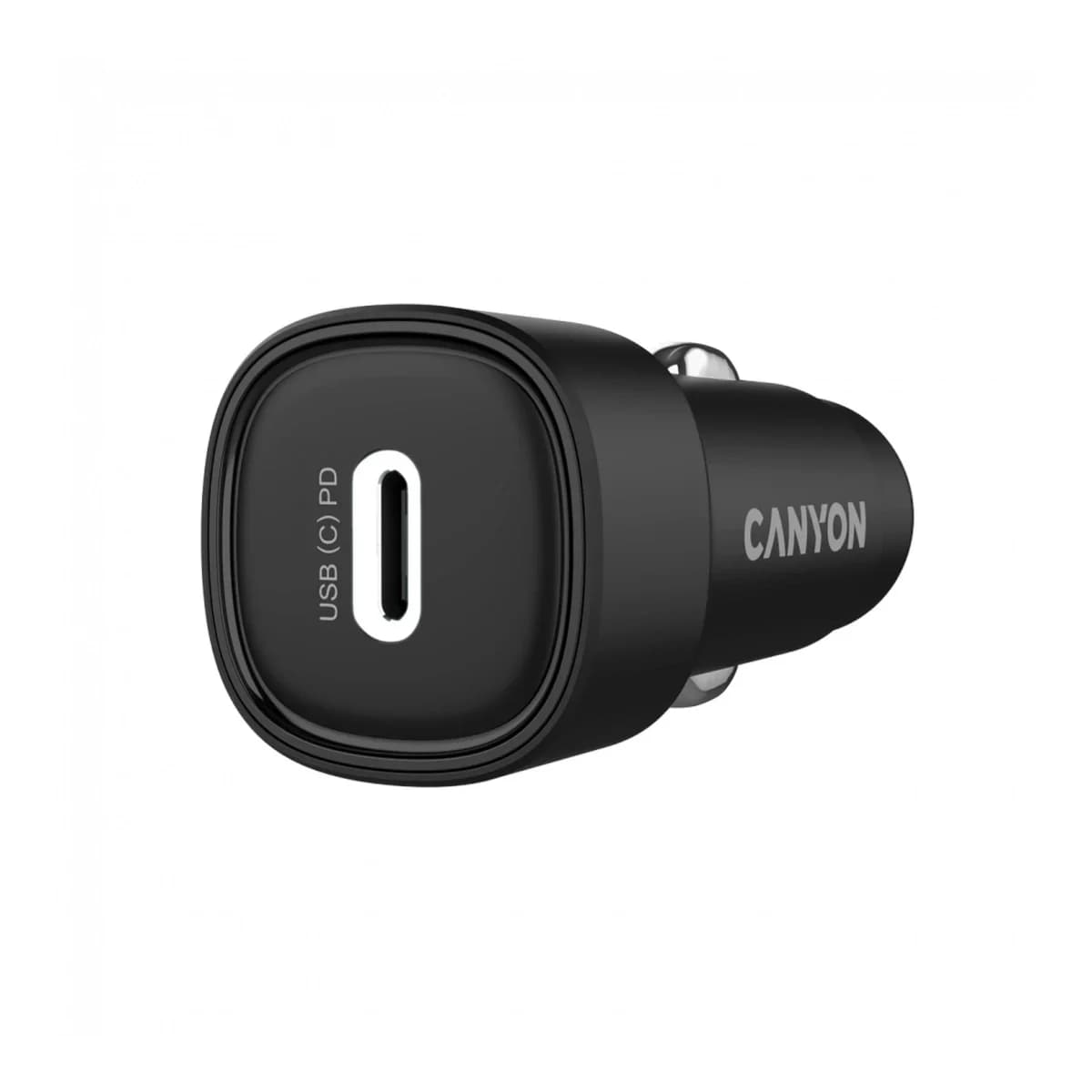 CANYON punjač za auto OnDrive 30 PD 30W USB-C Crni