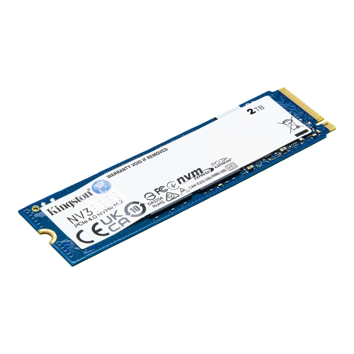 KINGSTON SSD 2TB NV3, NVMe M.2 PCIe 4.0, 6000/5000 MB/s