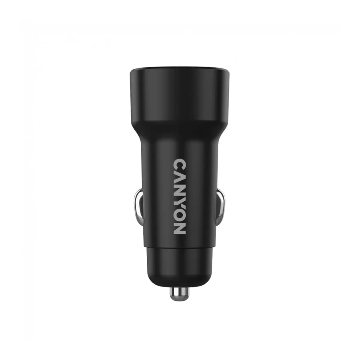 CANYON punjač za auto OnDrive 24 24W 2xUSB-A Crna