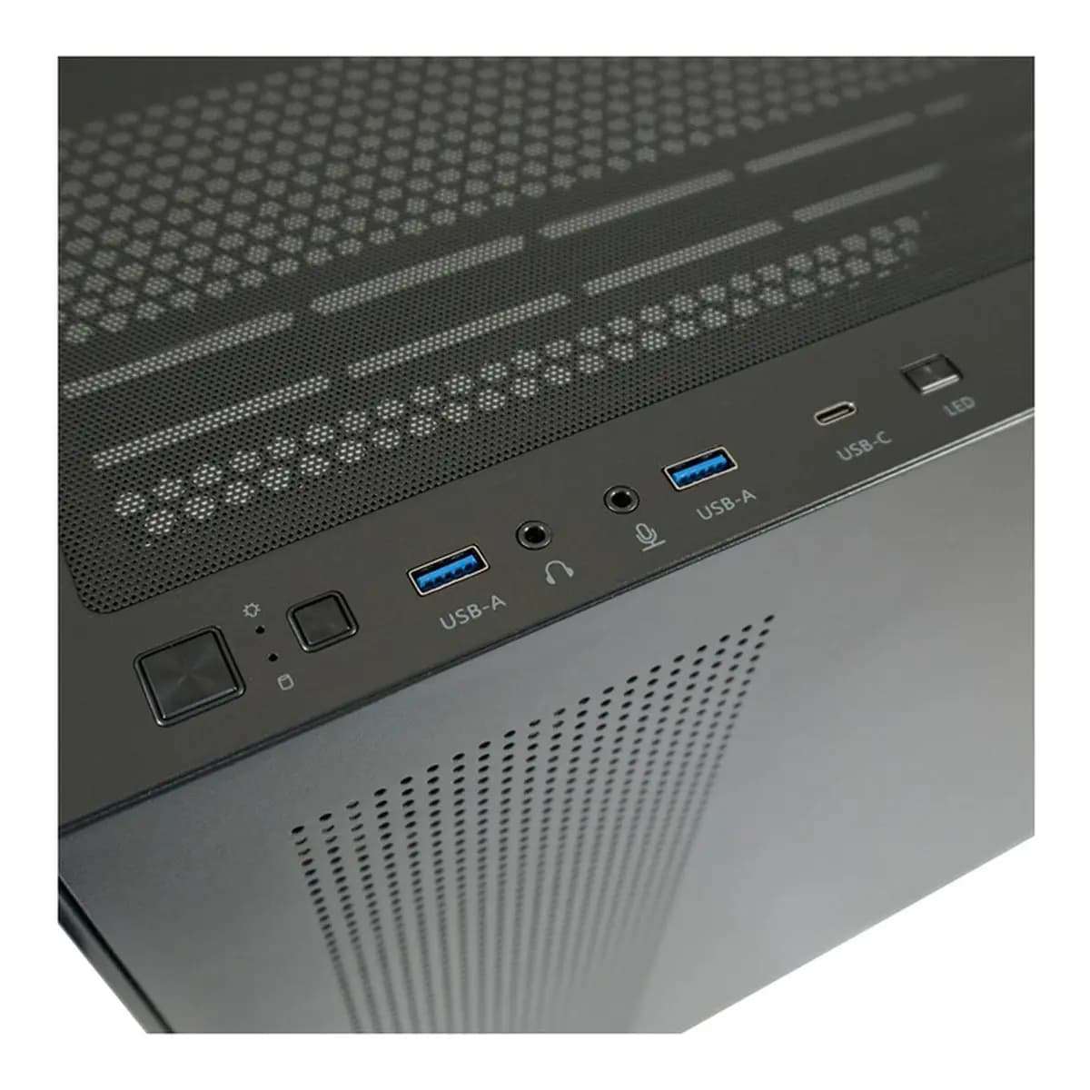 LC-Power Case Gaming 715B Midi-tower, ATX, 4x ARGB fan1x USB-C, 2x USB-A