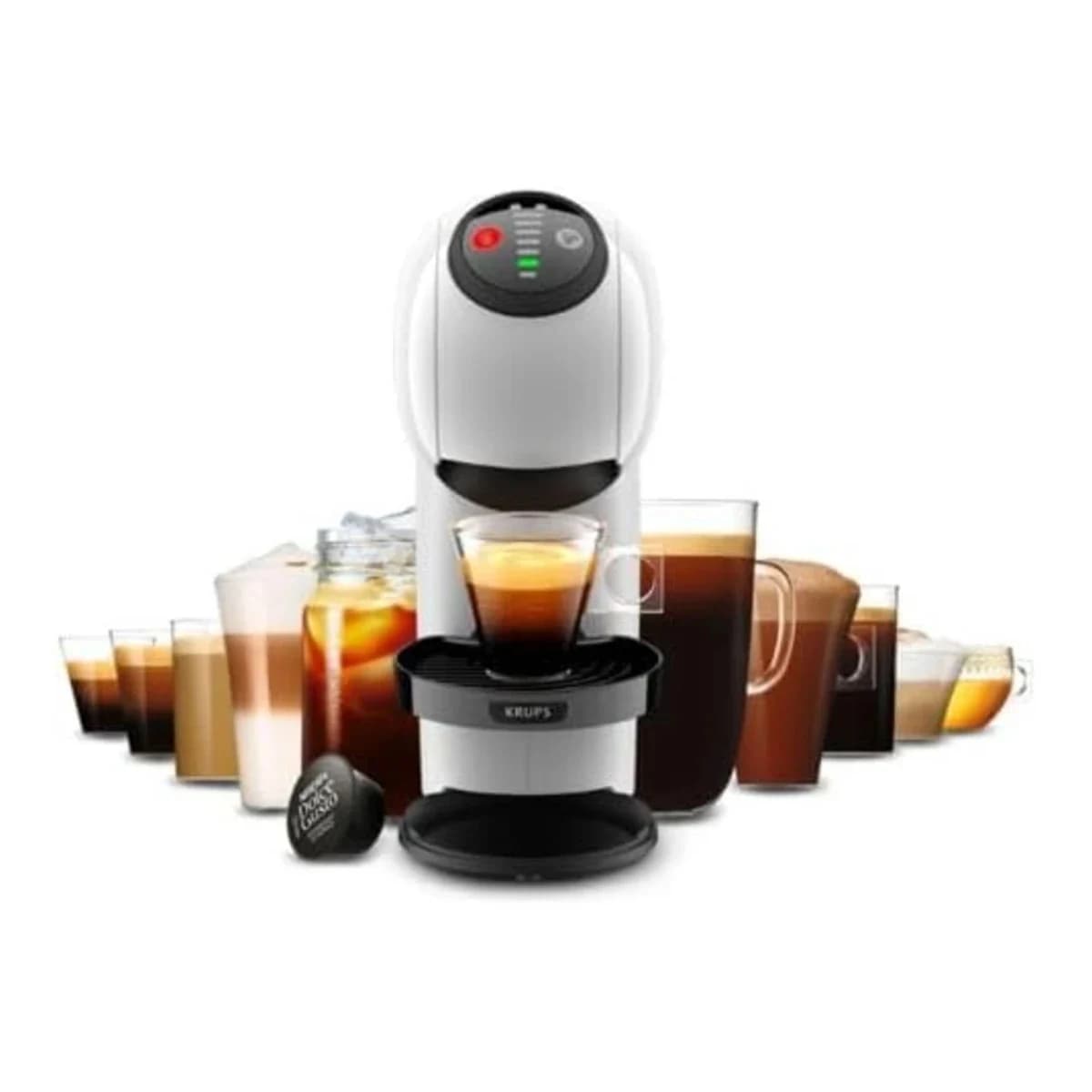 KRUPS Aparat za kafu Dolce Gusto Genio S Basic KP243110, 15 bara, 0.8 l, 1000 W, Bijeli
