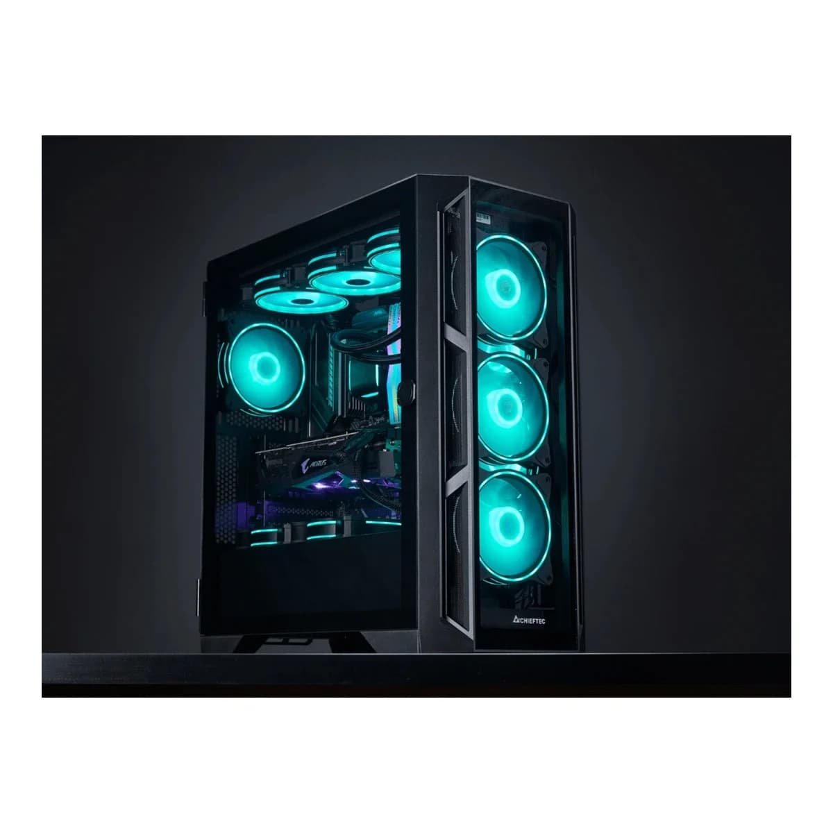 Chieftec Apex E-ATX Kućište 4x A-RGB Ventilatori Kaljeno Staklo