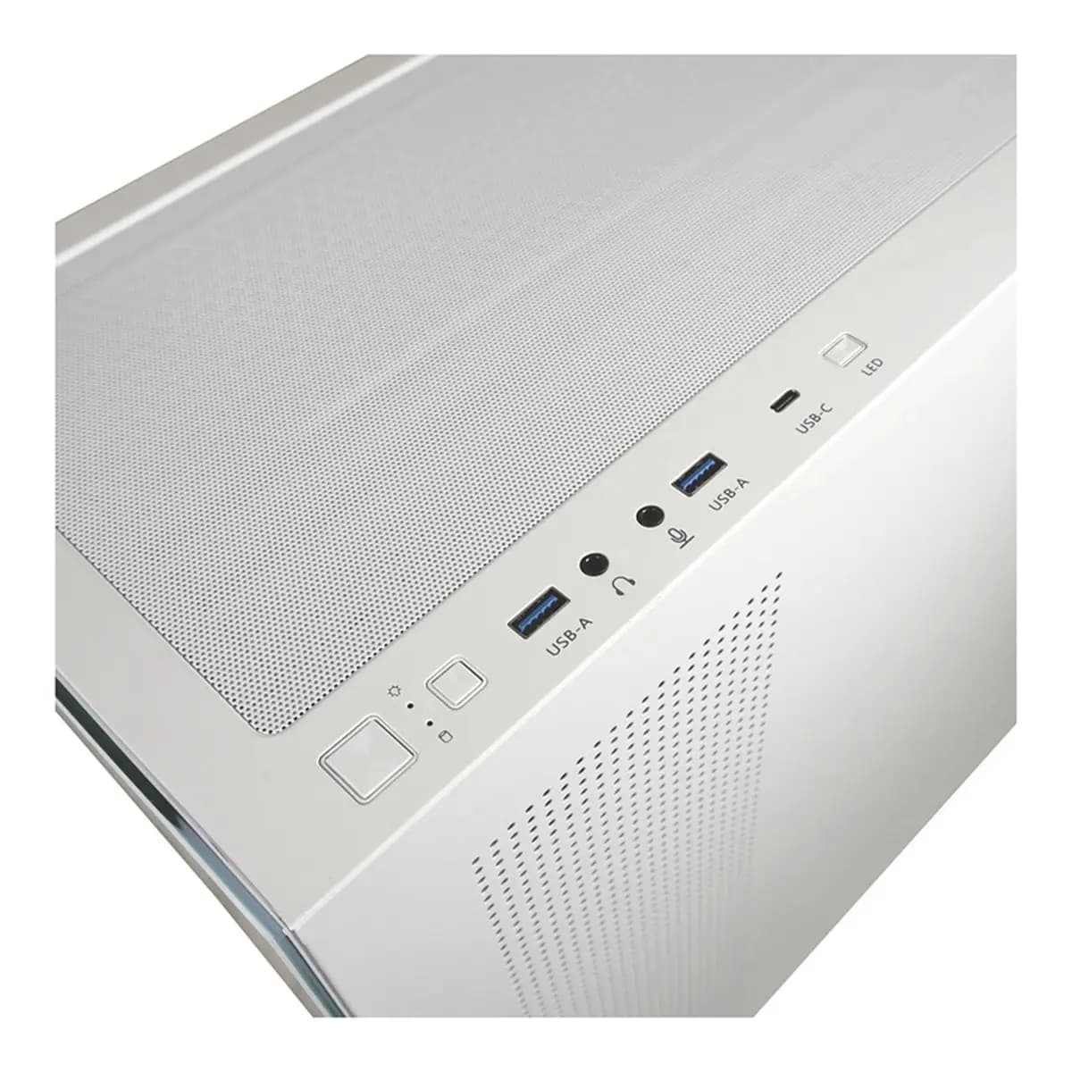 LC-Power Case Gaming 715W Midi-tower, ATX, 4x ARGB fan1x USB-C, 2x USB-A, White
