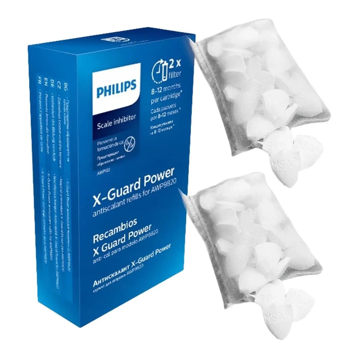 PHILIPS Filter uložak AWP9820 AWP183/10, Scale inhibitor, Uklanja nečistoće i mirise