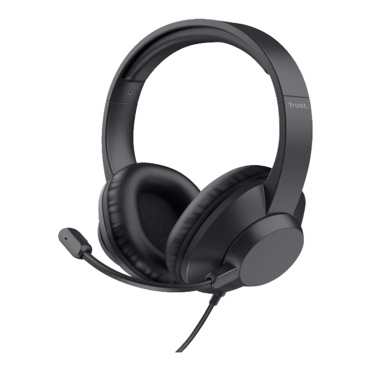 Trust Ayda MAX USB slušalice,over-head, žičane, USB-C,USB-A, stereo, crne
