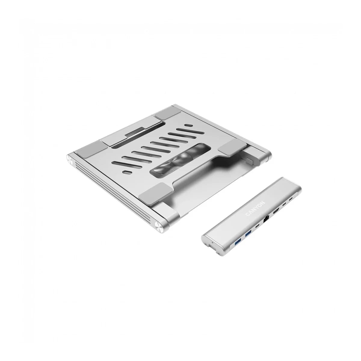 Canyon HUSB332A stalak + USB-C hub HDMI RJ45 PD