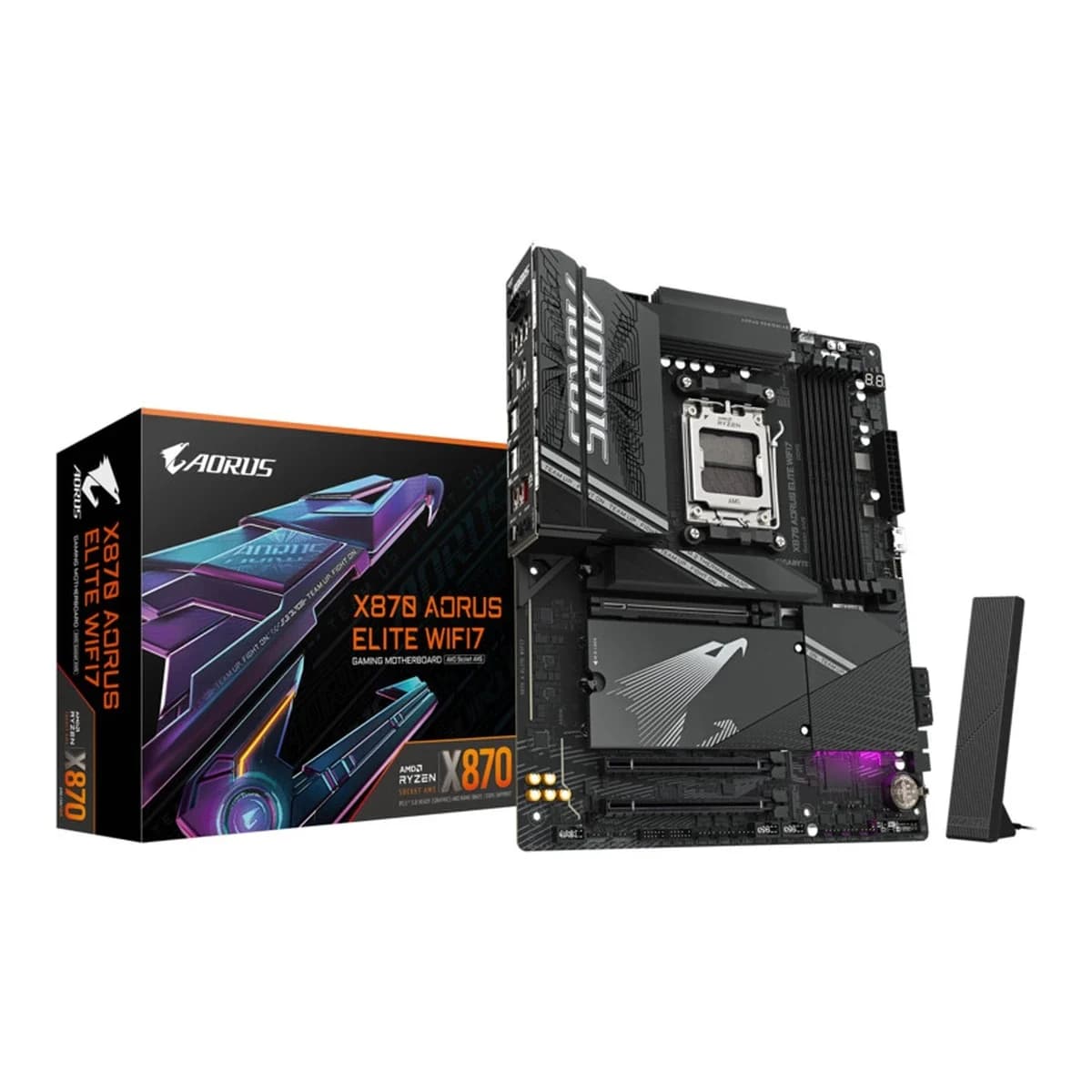 Gigabyte MB X870 A Elite WIFI7AM5; 4xDDR5; 4xM.2; 4xSATA12xUSB; WIFI; ATX; RAID