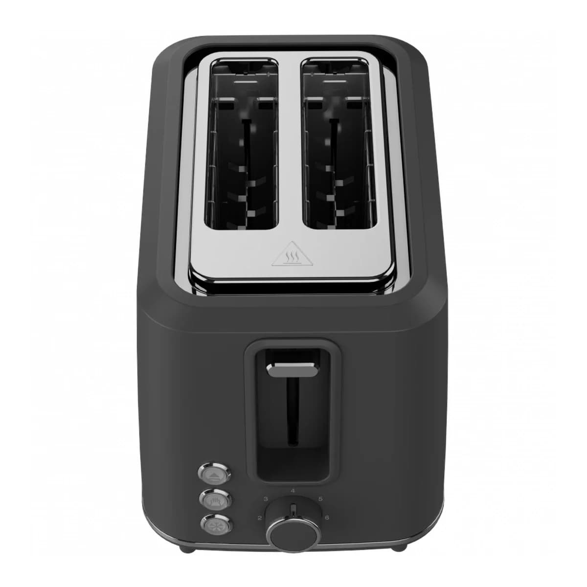 AENO Toster Electric Toaster Grey, 1080W, 2 utora, 7 nivoa pečenja, Funkcije odmrzavanja i podgrijavanja