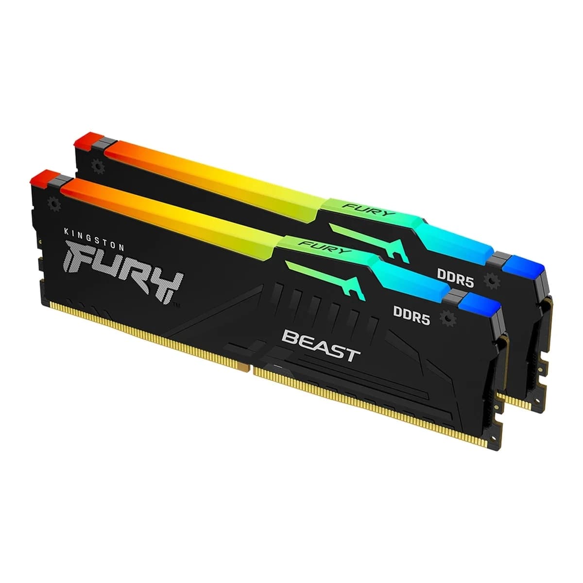 KINGSTON RAM Desktop 32GB (2x16GB) DDR5 5600MHz, CL36, Fury Beast RGB EXPO