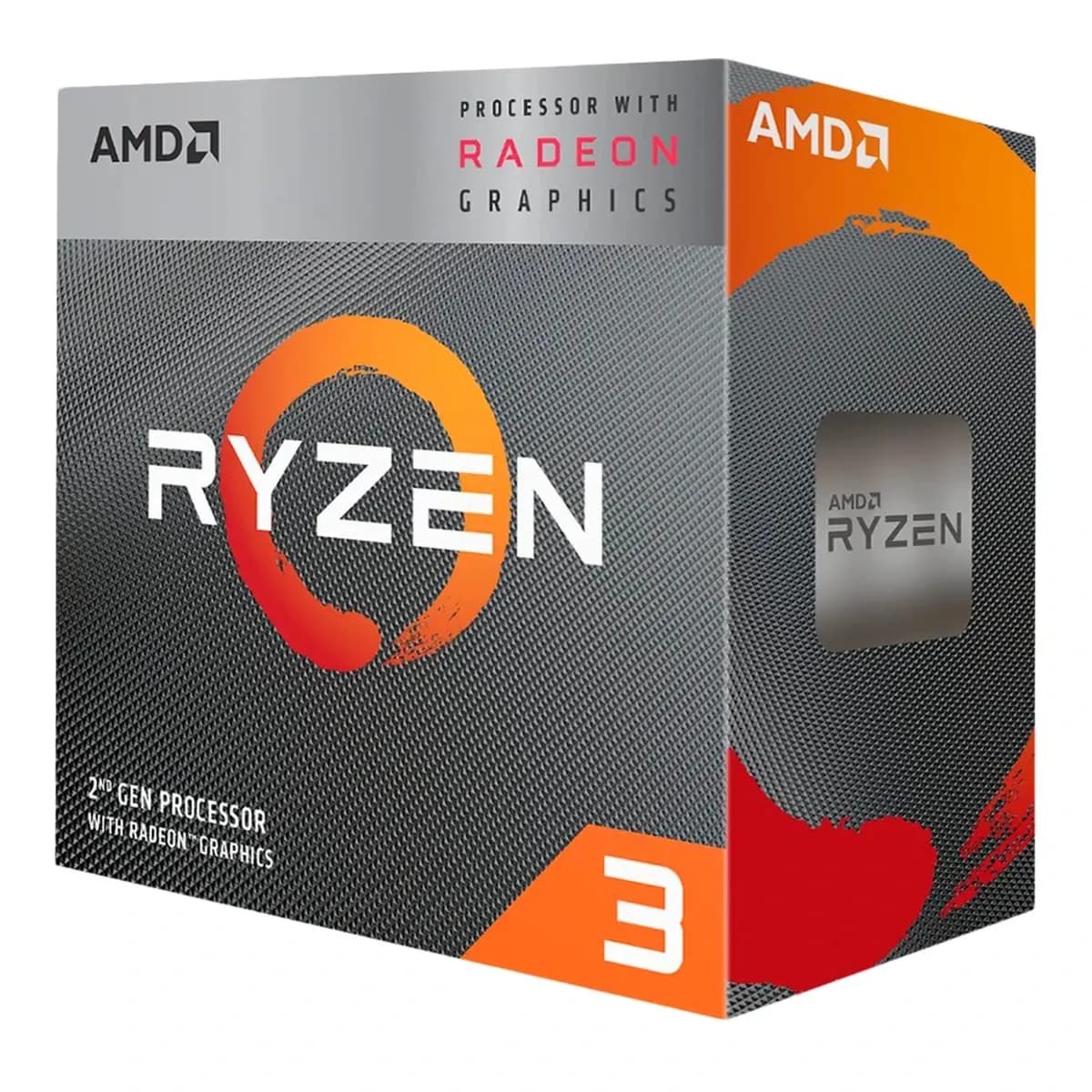 AMD CPU Desktop Ryzen 3 4C/4T 3200G (4.0GHz,6MB,65W,AM4) box, RX Vega 8 Graphics, with Wraith Stealth cooler