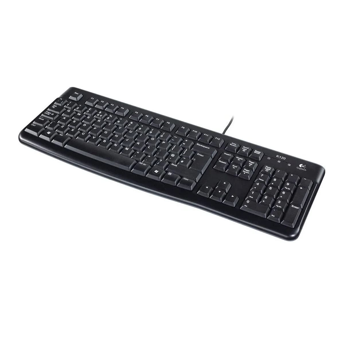 LOGITECH Tastatura Membranska K120, USB, Full, SLO Layout