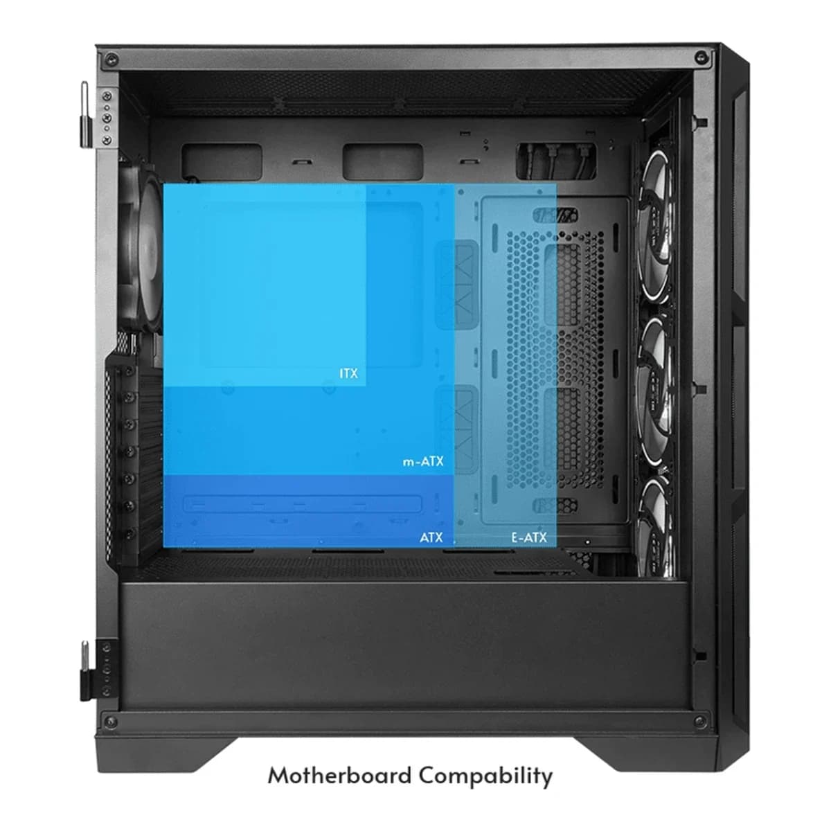 Chieftec Apex E-ATX Kućište 4x A-RGB Ventilatori Kaljeno Staklo