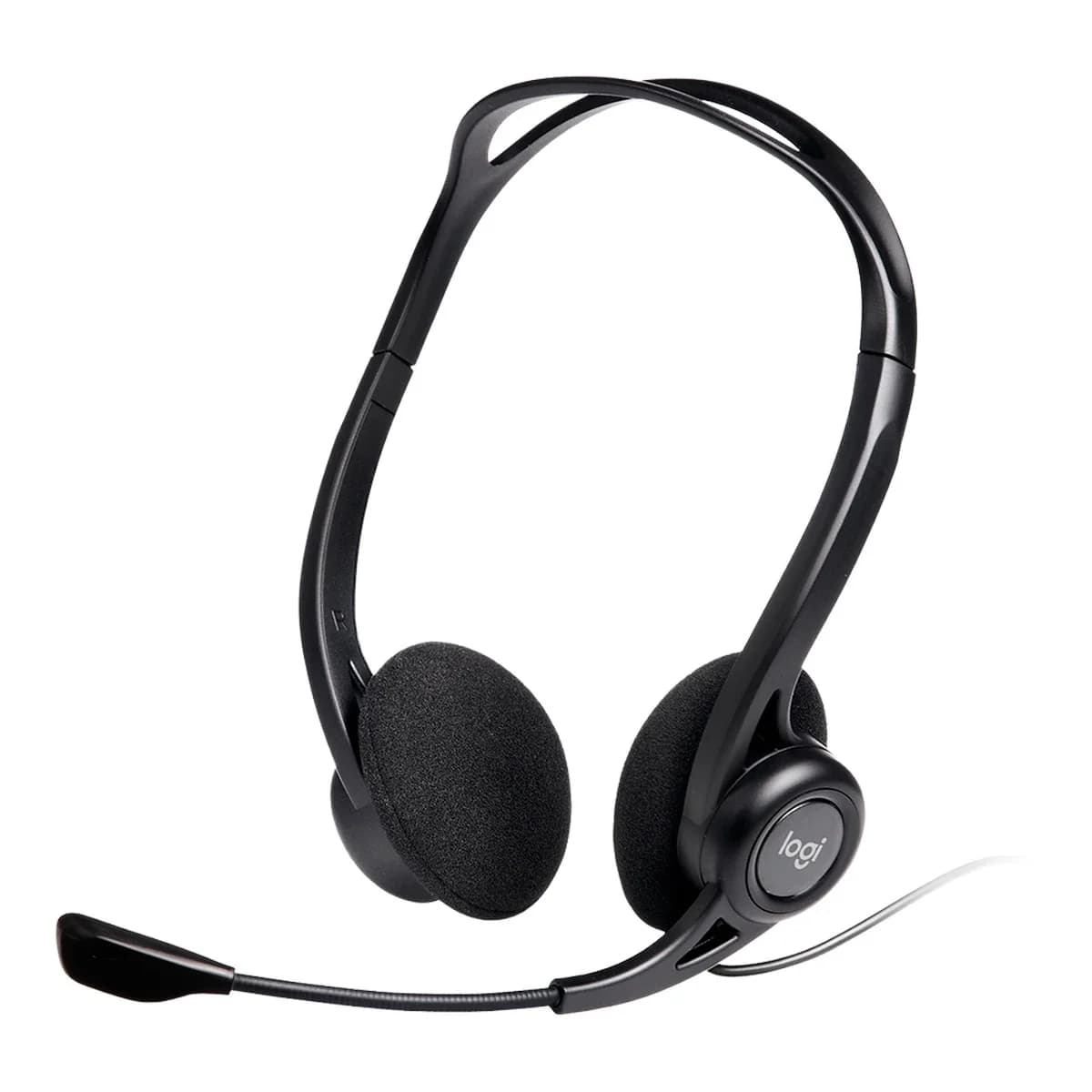 LOGITECH PC960 Corded Stereo Headset BLACK - USB