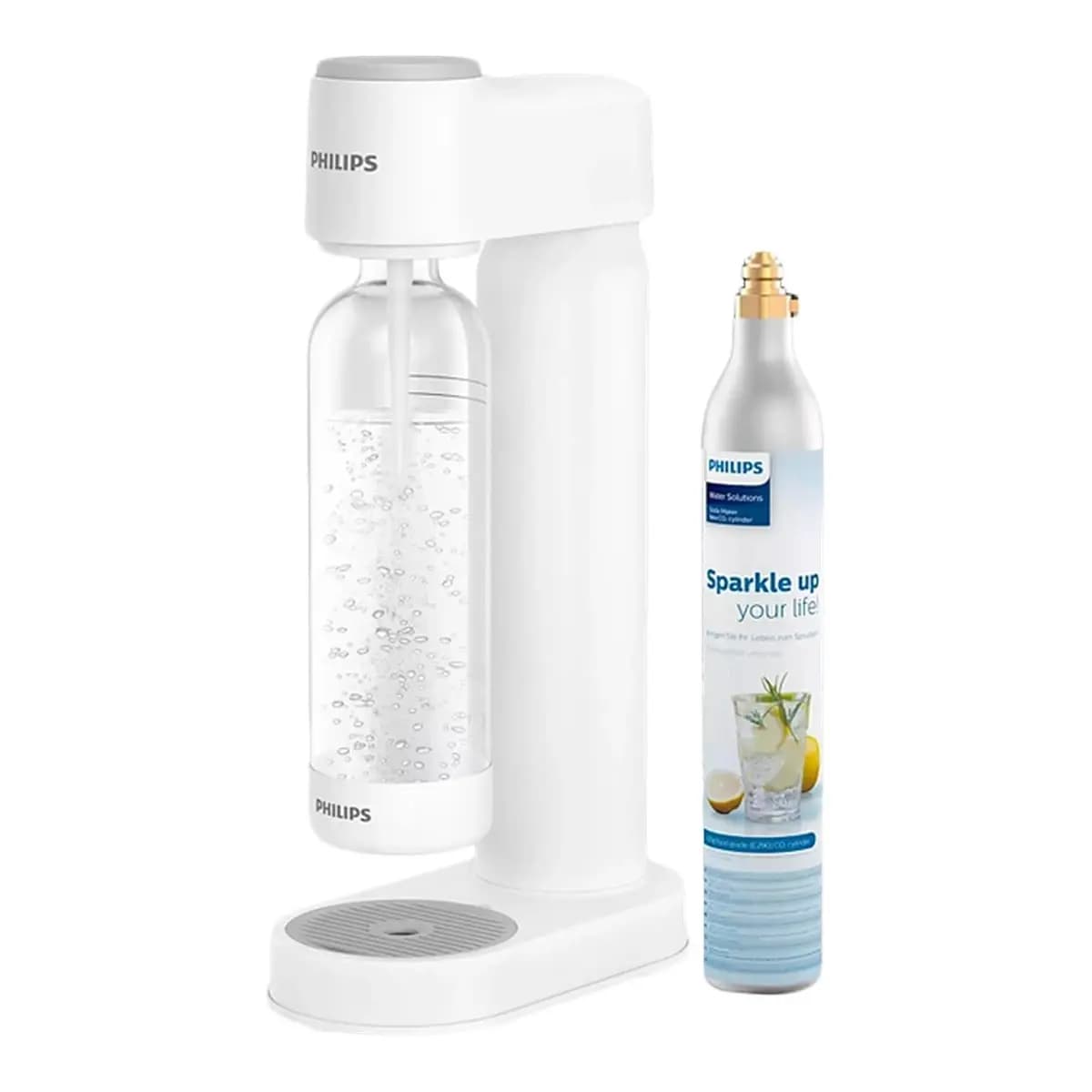 PHILIPS Aparat za soda vodu ADD4901WH/10, Gazirana voda, 1L, LED indikator