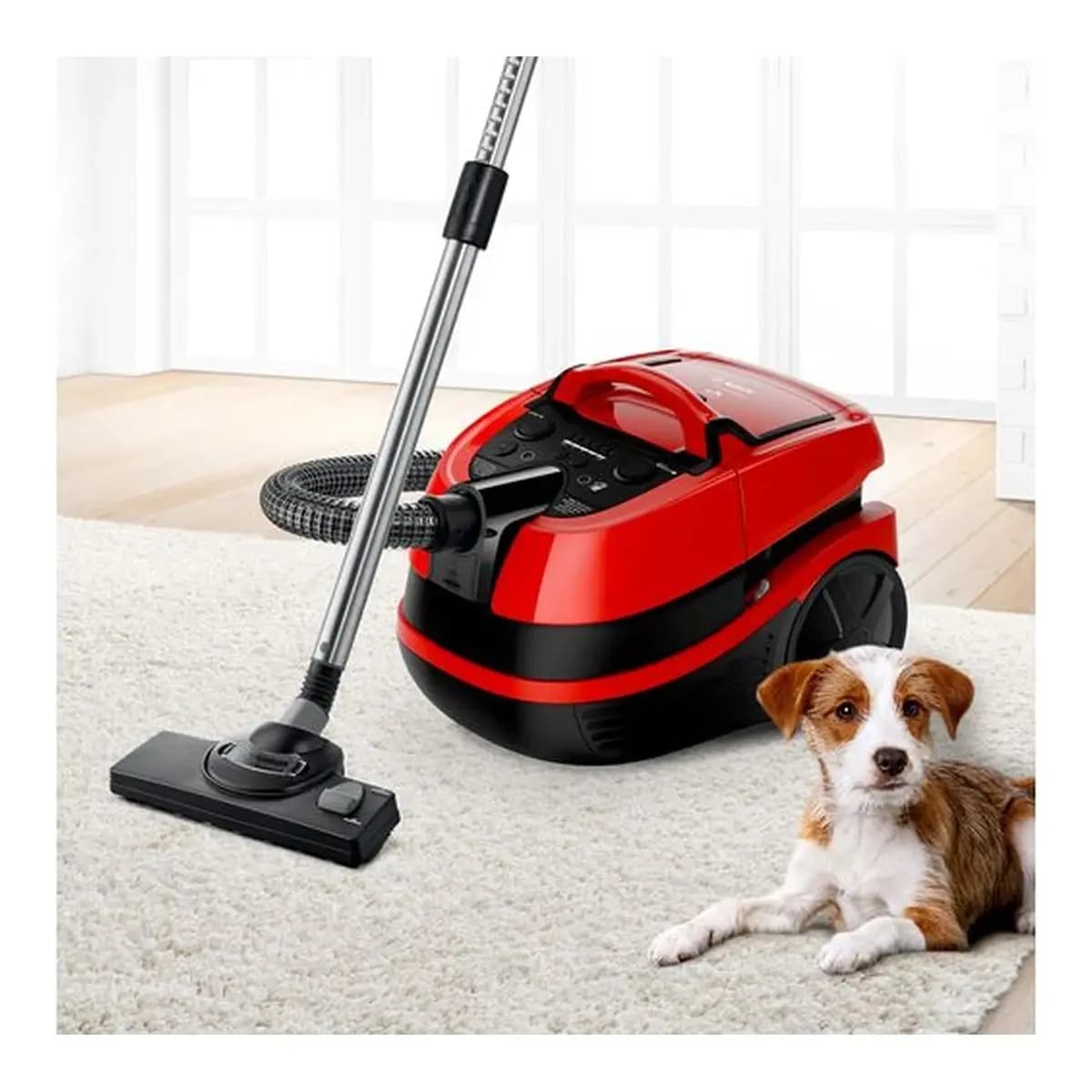 BOSCH Wet & Dry Usisivač Serie 4|, CRVENI, ProAnimal 2100W