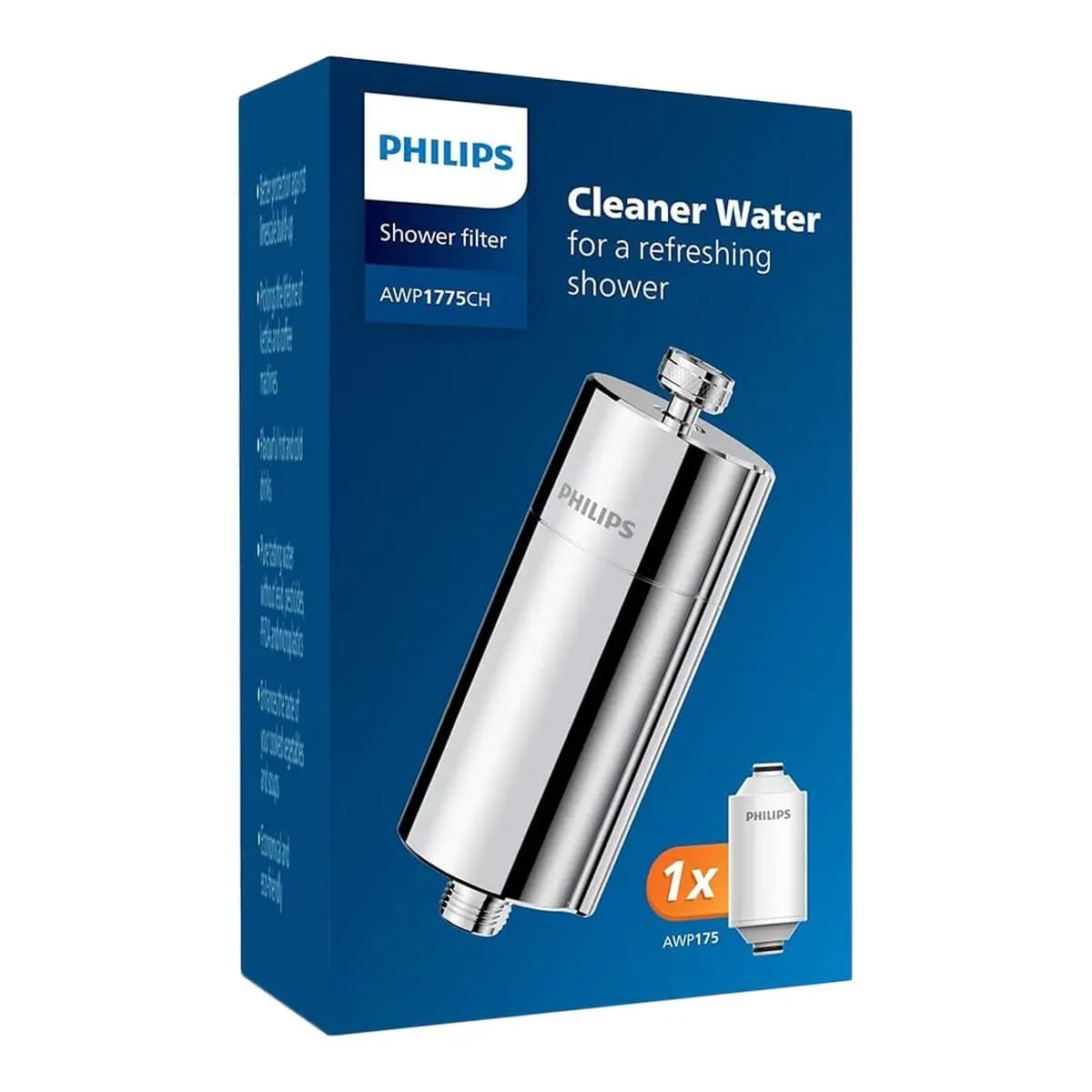 PHILIPS Filter za tuš AWP1775CH/10, Uklanja klor, 50.000L, KDF tehnologija