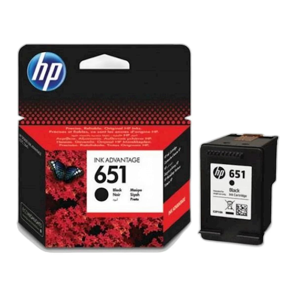 Tinta HP black 651