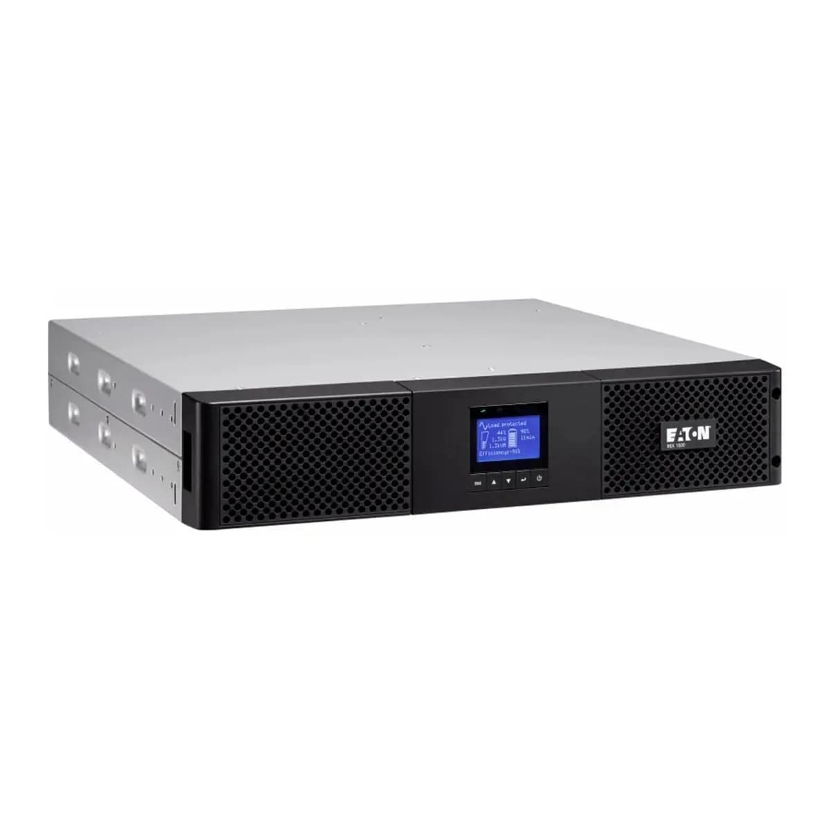 Eaton UPS 9SX 1500VA/1350W Rack 2U – On-line dvostruka konverzija, PFC, LCD ekran, produžena baterija