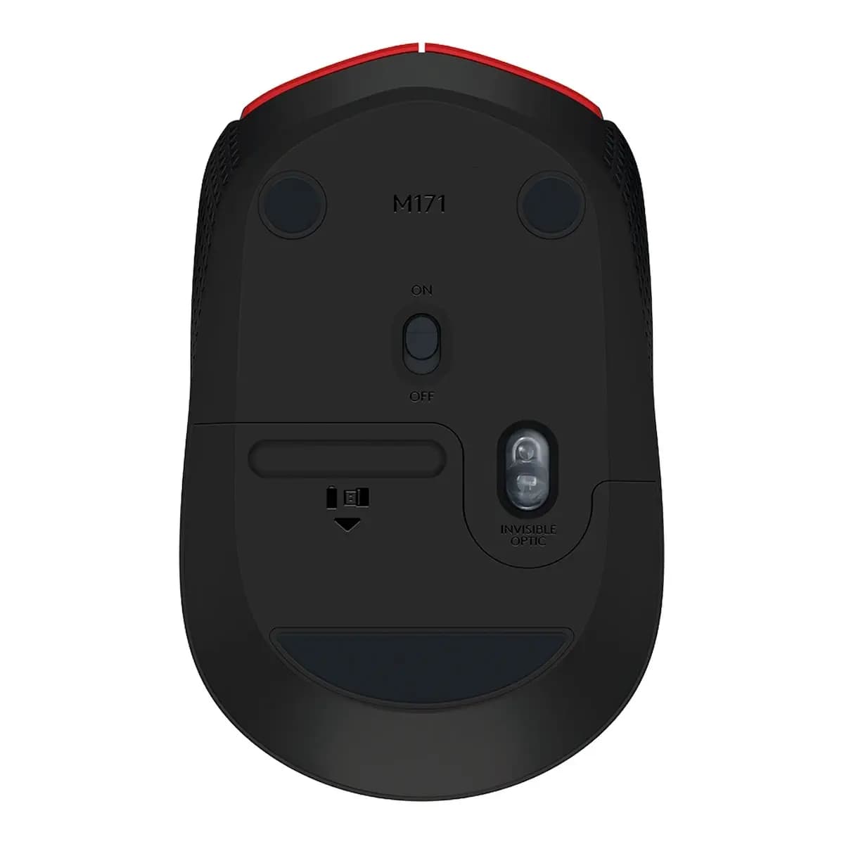 Logitech M171 bežični miš Crveni 2.4GHz domet 10m