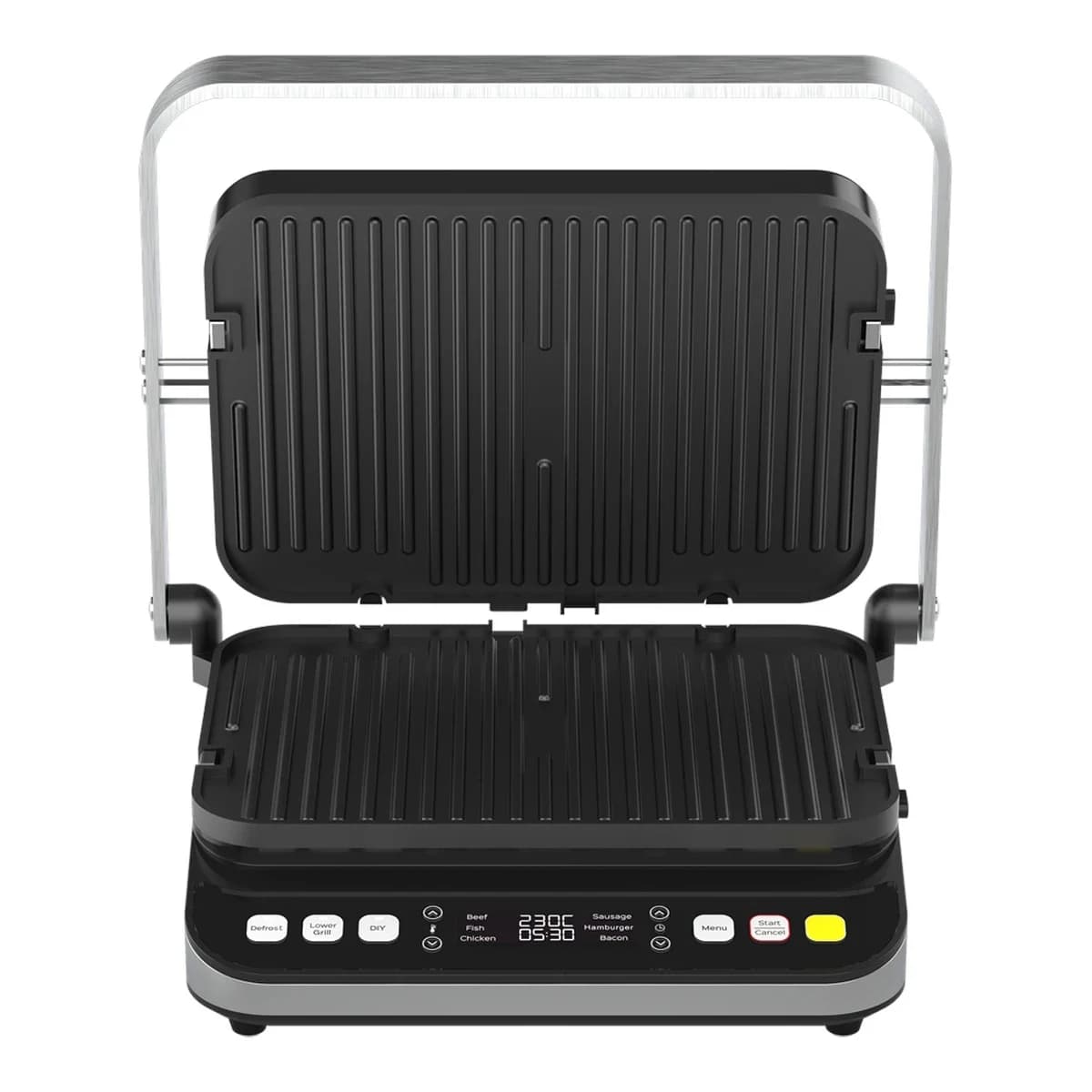 AENO Electric Grill EG5: 2000W 2 heating modes - Lower Grill Both Grills 6 preset