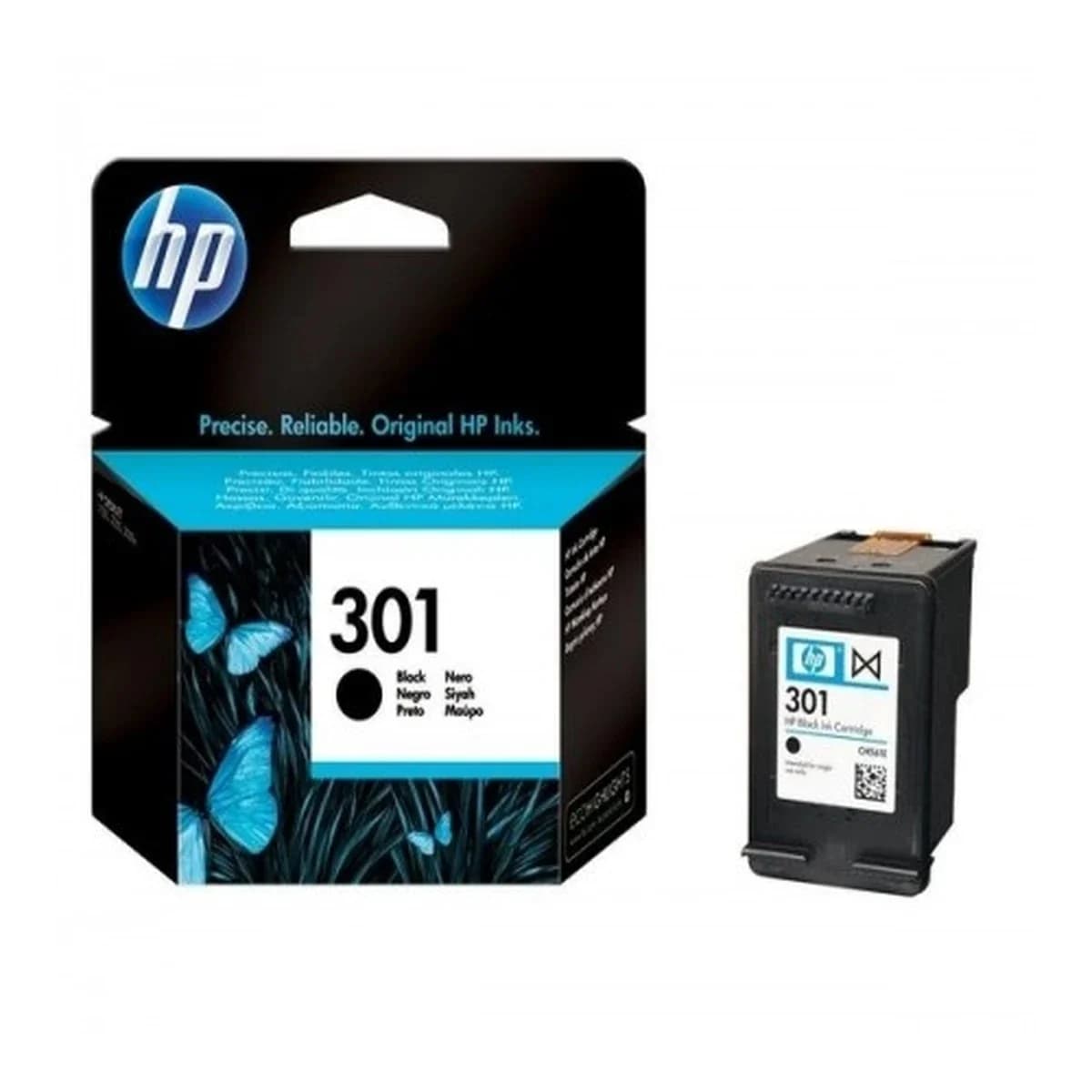 HP Cartridge CH561EE No.301 Black