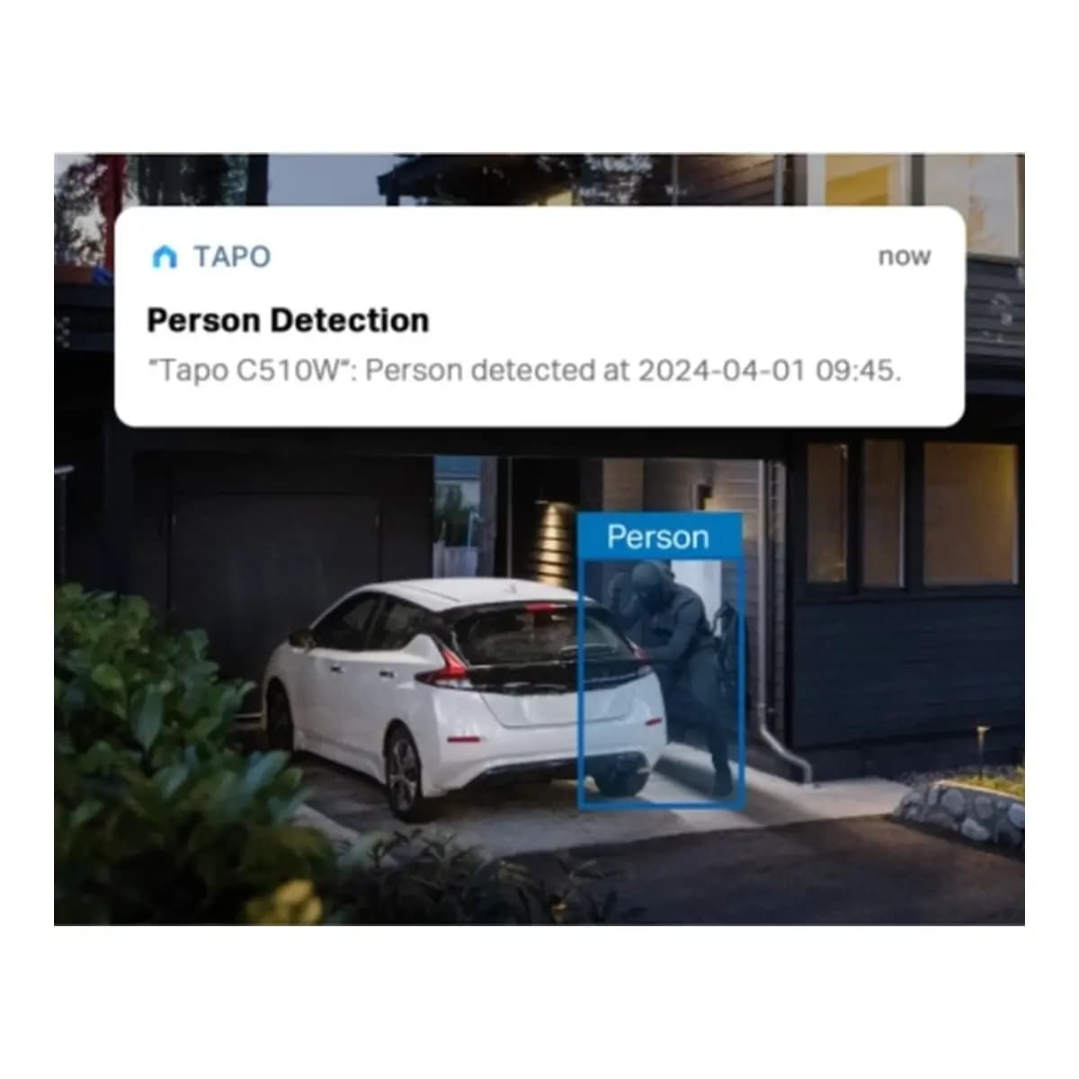 TP-LINK IP Kamera 2K Pan/Tilt Tapo C510W, WiFi, Color Night Vision, Person Detection, IP65
