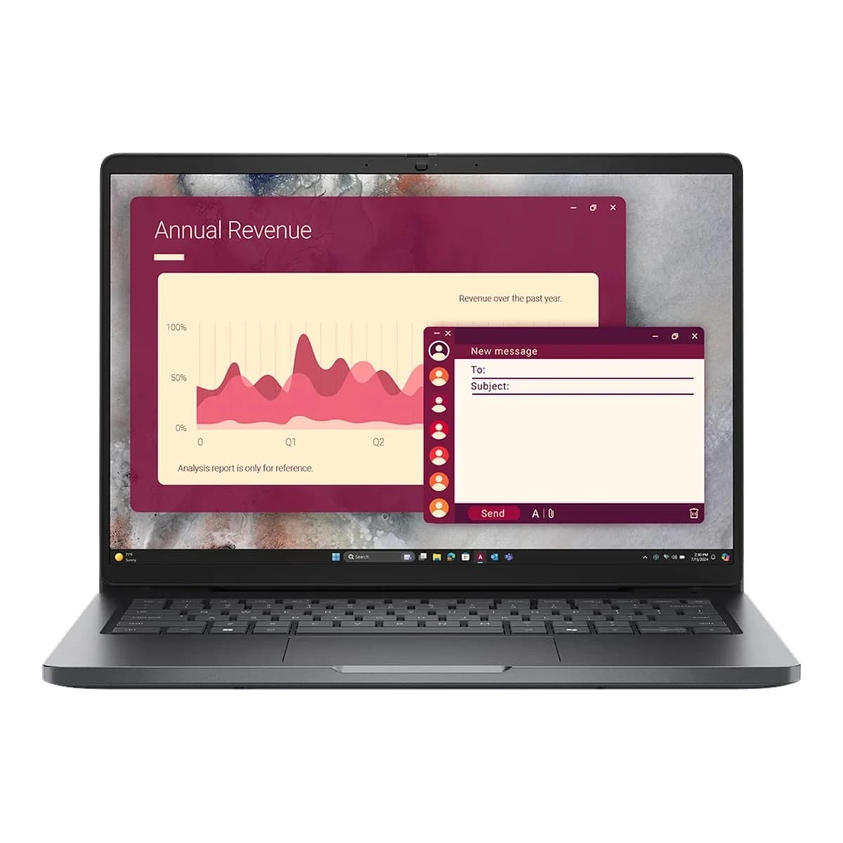 Dell Laptop Pro 14 PC14250 14" FHD+ i5 120U 16GB 512GB SSD W11Pro
