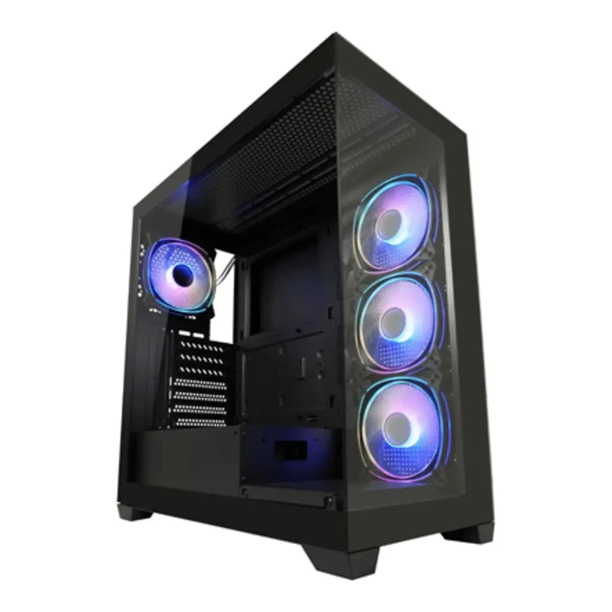 LC-Power Case Gaming 715B Midi-tower, ATX, 4x ARGB fan1x USB-C, 2x USB-A